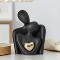 Load image into Gallery viewer, Nordic Abstract Couple Statue – Modern Ceramic Home Decor