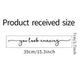 Load image into Gallery viewer, 2024 'You Look Amazing' Mirror Decal β Bathroom Wall Art
