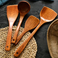 Load image into Gallery viewer, KEMORELA 4-Piece Wooden Kitchen Utensil Set