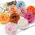 Load image into Gallery viewer, Create Stunning Arrangements with Large Rose Artificial Silk Flower Heads