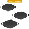 Load image into Gallery viewer, Korean BBQ Grill Pan – Smokeless Round Griddle with Heat-Resistant Holder