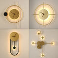 Load image into Gallery viewer, Modern LED Clock Wall Lamp – Bedroom & Aisle Sconce Decor