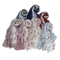 Load image into Gallery viewer, New Floral Printed Chiffon Capelet Hijab for Women