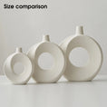 Load image into Gallery viewer, Elevate Your Decor with the Nordic Style Ceramic Donut Vase