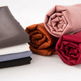 Load image into Gallery viewer, Elastic Matte Satin Scarf - Stretchy Plain Long Shawl