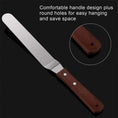 Load image into Gallery viewer, Stainless Steel Cake Icing Spatula – Wooden Handle, Multiple Sizes