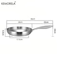 Load image into Gallery viewer, 24CM 304 Stainless Steel Frying Pan – Professional 5-Ply Skillet