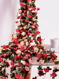 Load image into Gallery viewer, 45-Head Artificial Rose Vine – Wedding & Garden Decor