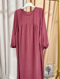 Load image into Gallery viewer, Elegant Crepe Maxi Prayer Dress for Ramadan