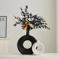 Load image into Gallery viewer, Elevate Your Decor with the Nordic Style Ceramic Donut Vase