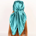 Load image into Gallery viewer, Women's Square Silk Satin Head Scarf & Bandana