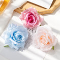 Load image into Gallery viewer, 100PC 10CM Wholesale Artificial Flowers for Scrapbook Christmas Home Decor Wedding Garden Rose Arch Fake Silk Head Candy Box