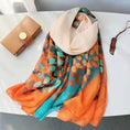 Load image into Gallery viewer, Silk Neck Print Scarf for Women