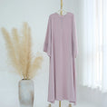 Load image into Gallery viewer, Closed Abaya for Women with Drawstring Cuffs and Side Pockets