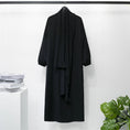 Load image into Gallery viewer, Hooded One-Piece Prayer Abaya with Smocking Sleeves