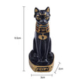 Load image into Gallery viewer, Home Decoration Cat Ornament Egyptian Cat Figurine Statue Decoration Vintage Cat Goddess Bastet Statue