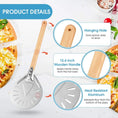 Load image into Gallery viewer, 7/8/9 Inch Aluminum Pizza Peel with Wooden Handle