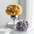 Load image into Gallery viewer, Pink Peony Rose Silk Flower Bouquet