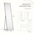 Load image into Gallery viewer, Full Length Mirror with Aluminum Alloy Frame and Nano Glass for Dressing and Home Decor