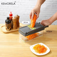 Load image into Gallery viewer, 14/16-in-1 Multifunctional Vegetable Chopper – Slicer & Dicer