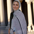 Load image into Gallery viewer, Women Scarf Plaid Print Hijab