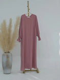 Load image into Gallery viewer, Modest Ramadan Abaya Maxi Dress for Women