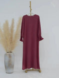 Load image into Gallery viewer, Modest Ramadan Abaya Maxi Dress for Women