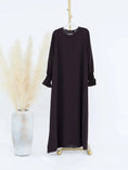 Load image into Gallery viewer, Modest Ramadan Abaya Maxi Dress for Women