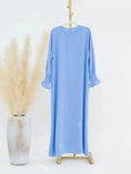 Load image into Gallery viewer, Modest Ramadan Abaya Maxi Dress for Women