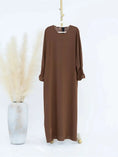 Load image into Gallery viewer, Modest Ramadan Abaya Maxi Dress for Women
