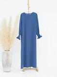 Load image into Gallery viewer, Modest Ramadan Abaya Maxi Dress for Women