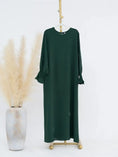 Load image into Gallery viewer, Modest Ramadan Abaya Maxi Dress for Women