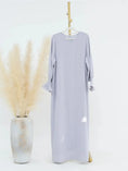 Load image into Gallery viewer, Modest Ramadan Abaya Maxi Dress for Women