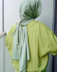 Load image into Gallery viewer, Women Solid Satin Silk Hijab Scarf