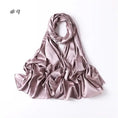 Load image into Gallery viewer, Women Solid Satin Silk Hijab Scarf