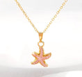 Load image into Gallery viewer, Summer Starfish Charm Necklace, Gift for Women, Witch Jewelry
