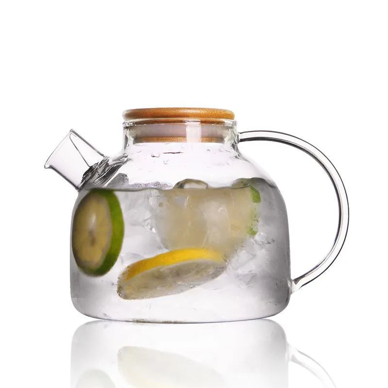 1.8L Glass Teapot, Heat Resistant