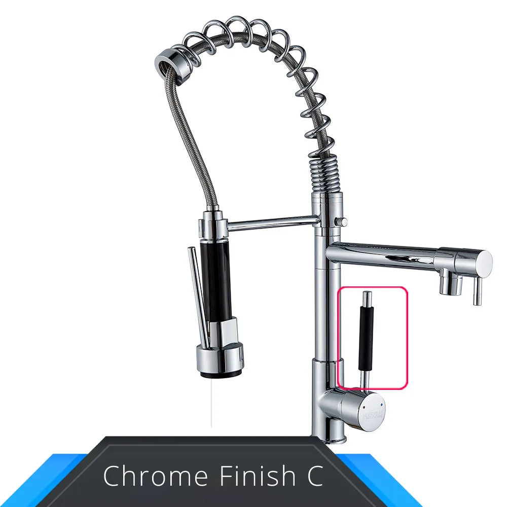 Yallaa Bina Pull Down Kitchen Sink Faucet