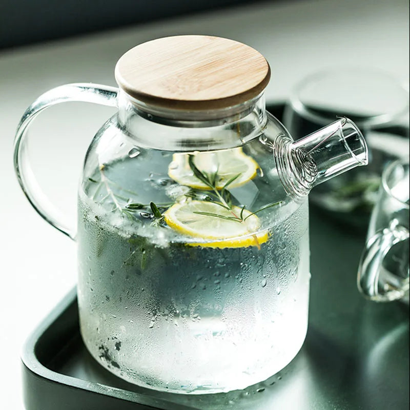 1.8L Glass Teapot, Heat Resistant