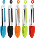 Load image into Gallery viewer, 7/9/12 Inch Silicone Kitchen BBQ Tongs
