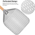 Load image into Gallery viewer, 12/14 Inch Aluminum Pizza Peel with Detachable Handle
