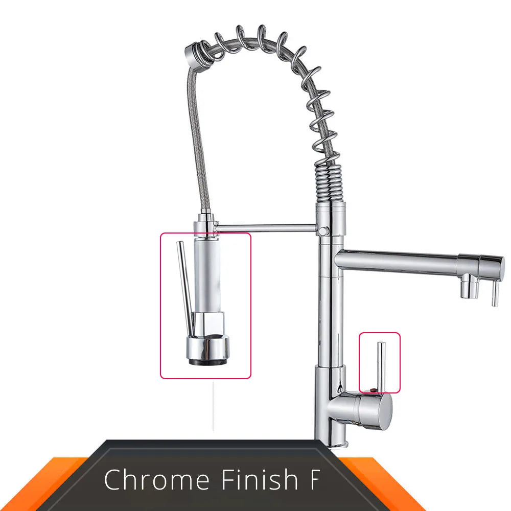 Yallaa Bina Pull Down Kitchen Sink Faucet