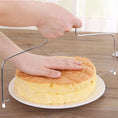 Load image into Gallery viewer, Adjustable Height Cake Cutter – Stainless Steel Decorating Tool
