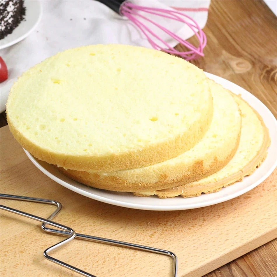 Adjustable Height Cake Cutter – Stainless Steel Decorating Tool