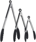 Load image into Gallery viewer, 7/9/12 Inch Silicone Kitchen BBQ Tongs
