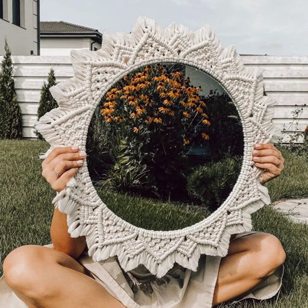 Macrame Wall Mirror