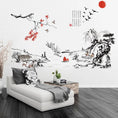 Load image into Gallery viewer, Elevate Your Space with Chinese Style Ink Painting Landscape Art Wall Stickers
