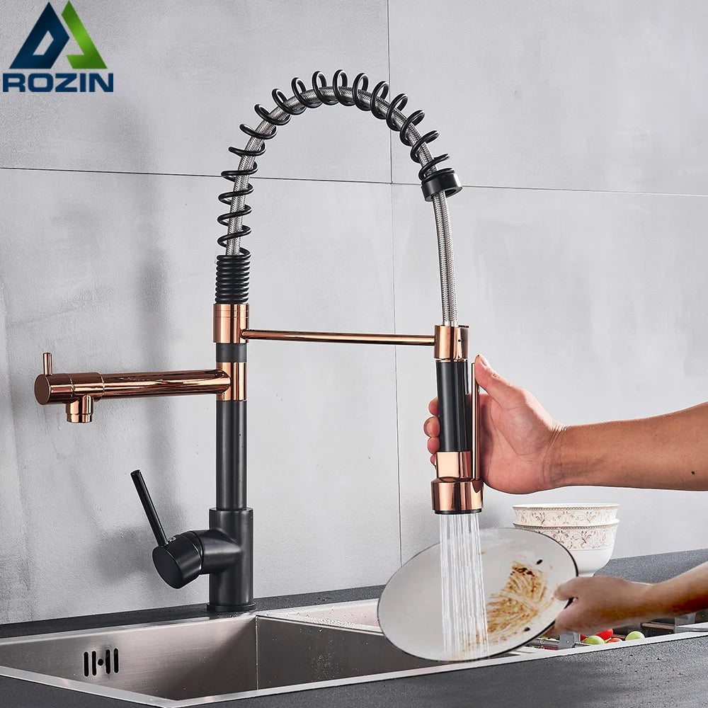 Yallaa Bina Pull Down Kitchen Sink Faucet