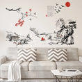 Load image into Gallery viewer, Elevate Your Space with Chinese Style Ink Painting Landscape Art Wall Stickers
