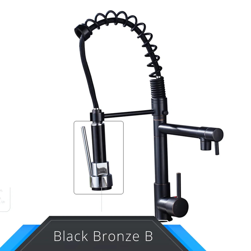 Yallaa Bina Pull Down Kitchen Sink Faucet